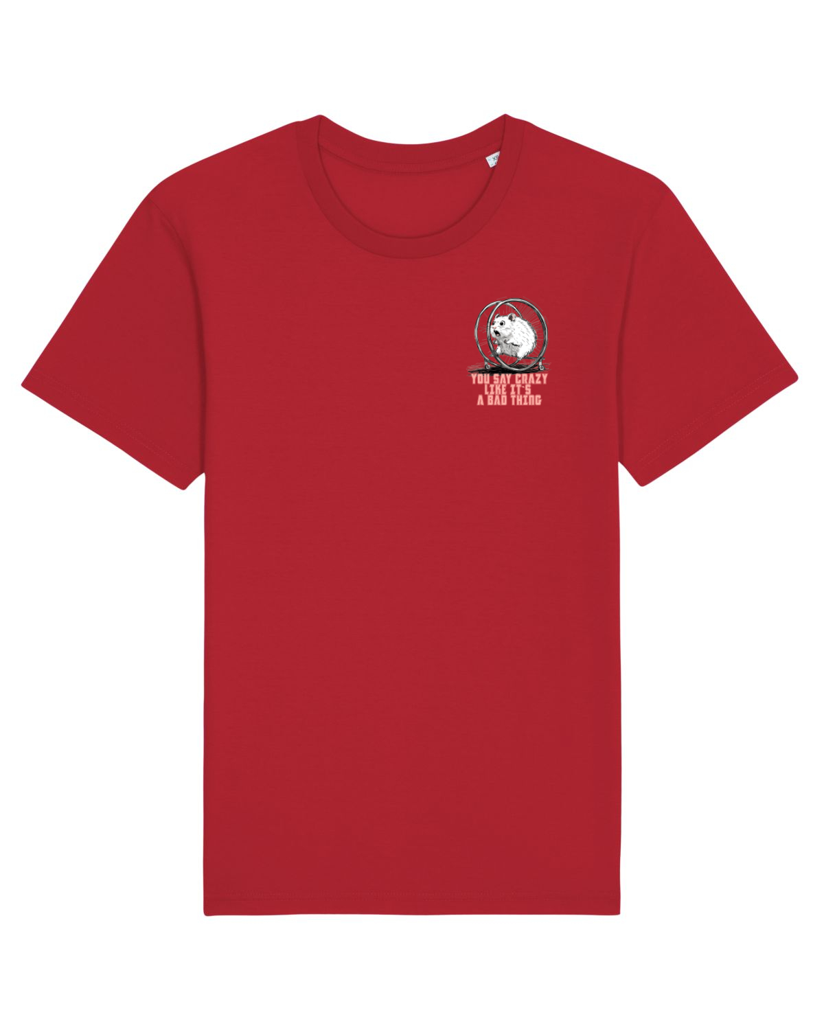 Tricou mânecă scurtă Unisex Rocker Red