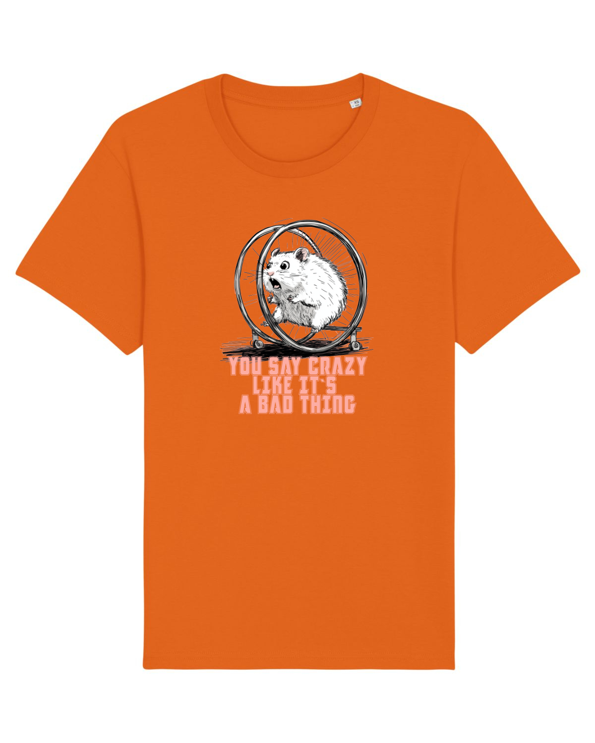 Tricou mânecă scurtă Unisex Rocker Bright Orange