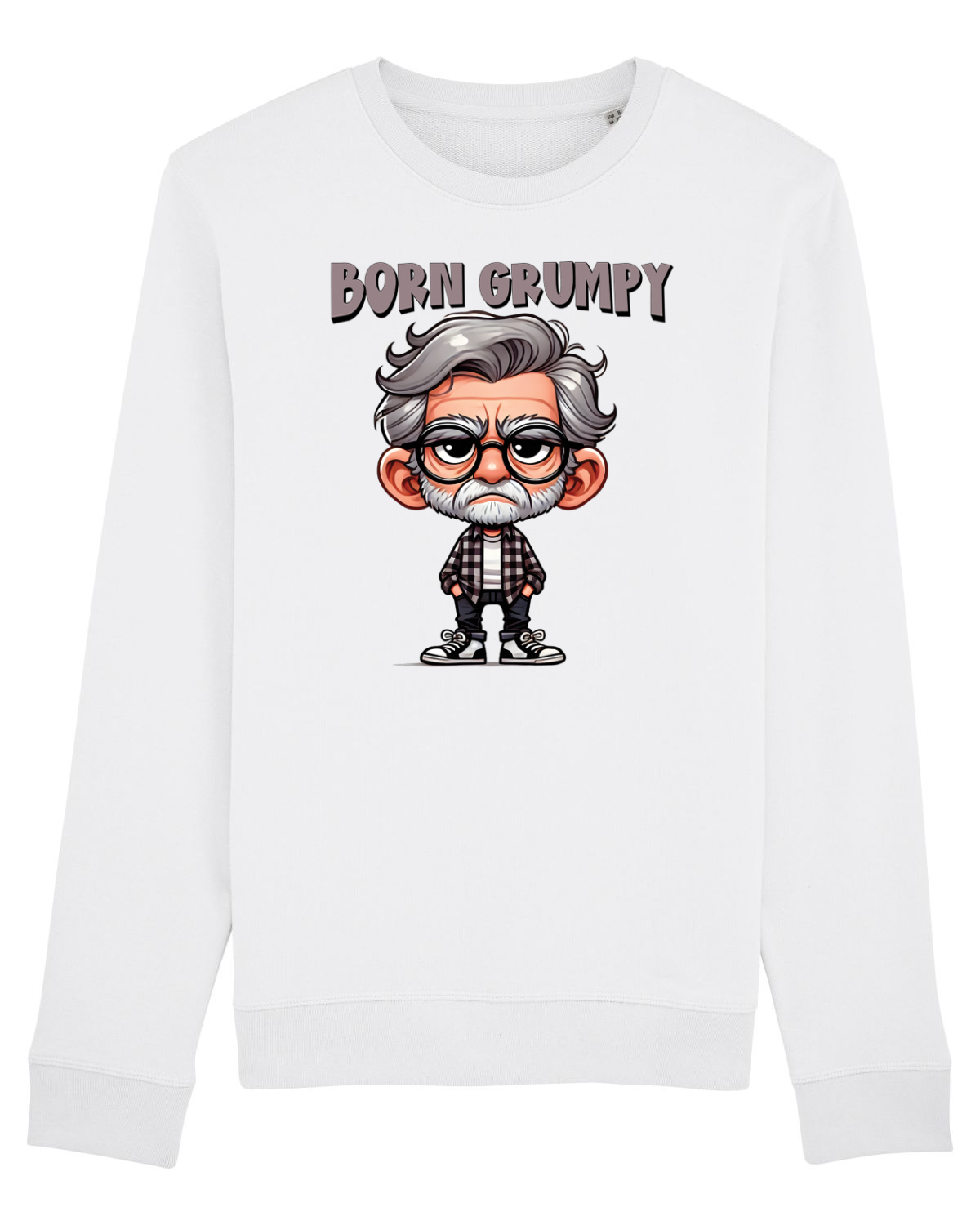 Bluză mânecă lungă Unisex Rise White