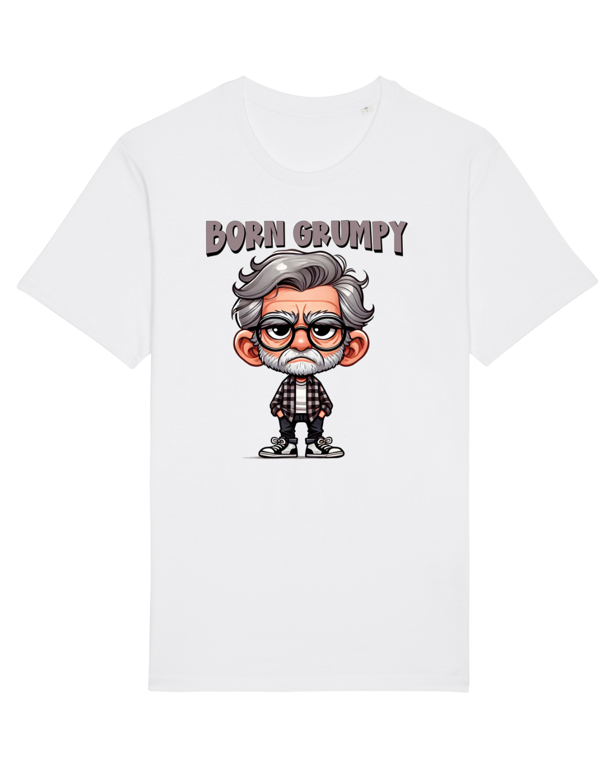 Tricou mânecă scurtă Unisex Rocker White