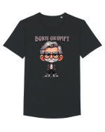 Born Grumpy | Grandpa | Bunicul Tafnos Tricou mânecă scurtă guler larg Bărbat Skater