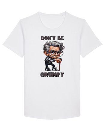 Don't Be Grumpy | Grandpa | Bunicul Tafnos White