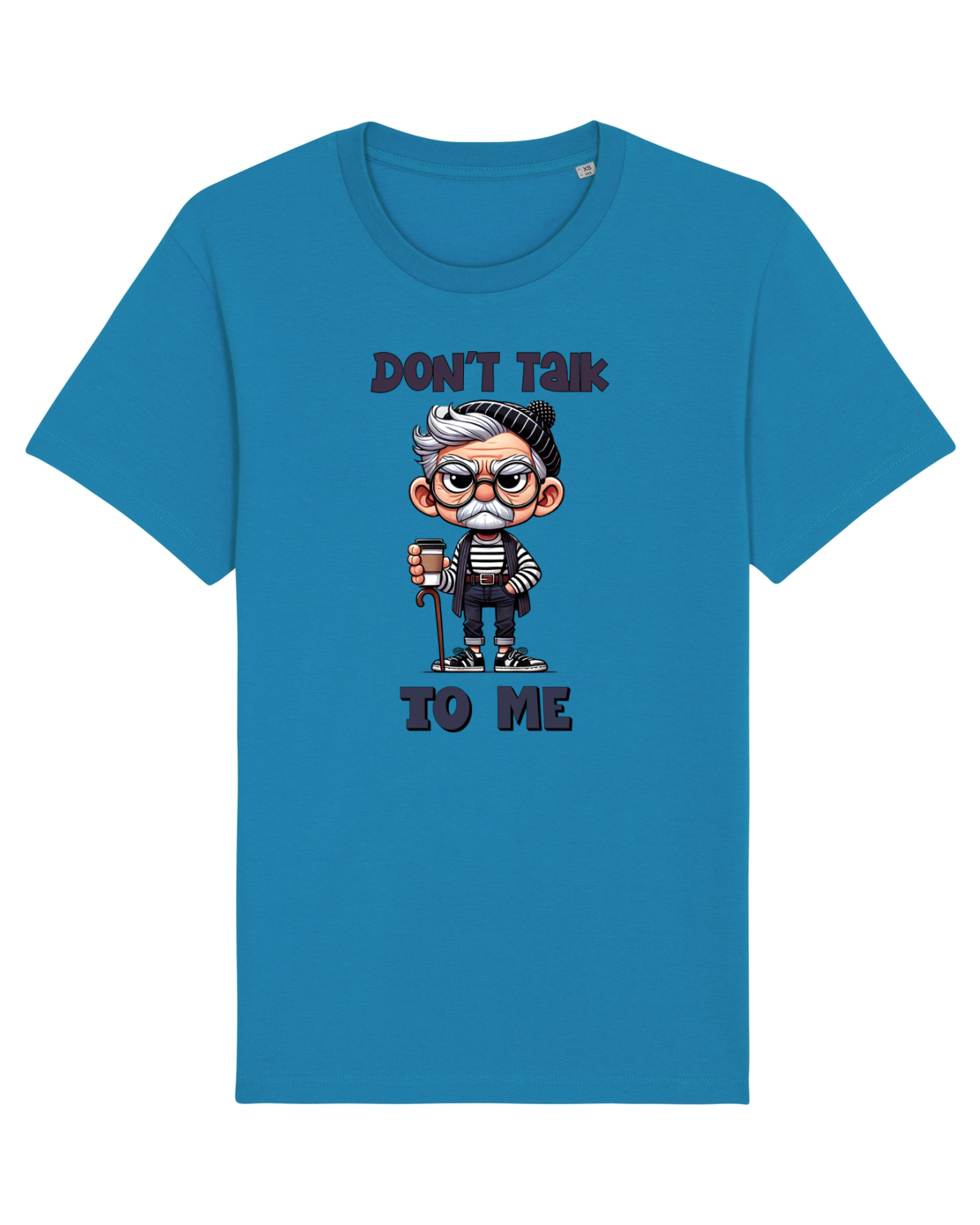 Tricou mânecă scurtă Unisex Rocker Azur