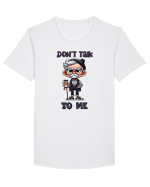 Don't Talk To Me | Grandpa | Bunicul Tafnos Tricou mânecă scurtă guler larg Bărbat Skater