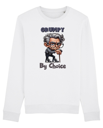 Grumpy By Choice | Grandpa | Bunicul Tafnos White