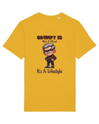 Grumpy Is Not A Mood It's A Lifestyle | Grandpa | Bunicul Tafnos Spectra Yellow