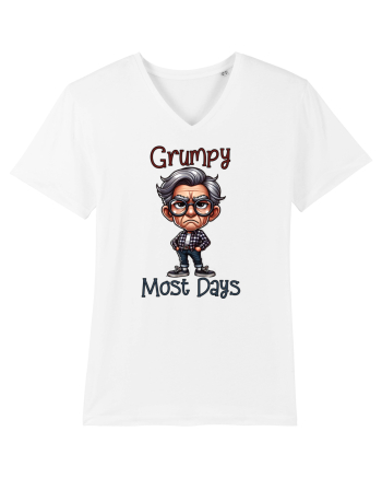 Grumpy Most Days | Grandpa | Bunicul Tafnos White