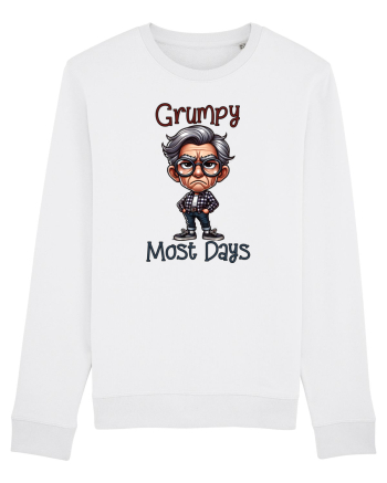 Grumpy Most Days | Grandpa | Bunicul Tafnos White