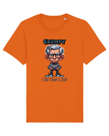 Grumpy Old Man Club | Grandpa | Bunicul Tafnos Bright Orange