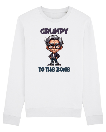 Grumpy To The Bone | Grandpa | Bunicul Tafnos White