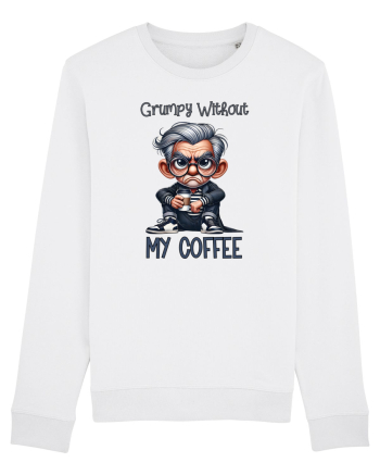Grumpy Without My Coffee | Grandpa | Bunicul Tafnos White