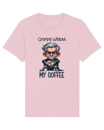 Grumpy Without My Coffee | Grandpa | Bunicul Tafnos Cotton Pink