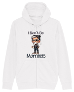 I Don't Do Mornings | Grandpa | Bunicul Tafnos Hanorac cu fermoar Unisex Connector