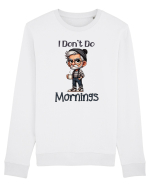 I Don't Do Mornings | Grandpa | Bunicul Tafnos Bluză mânecă lungă Unisex Rise