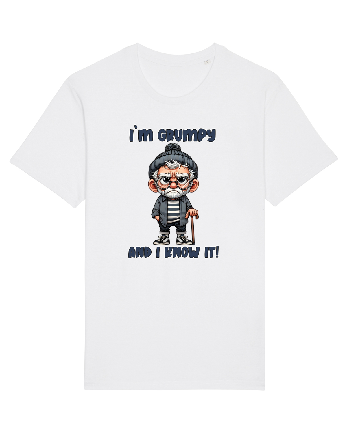 Tricou mânecă scurtă Unisex Rocker White