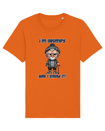 I'm Grumpy and I Know It! | Grandpa | Bunicul Tafnos Bright Orange