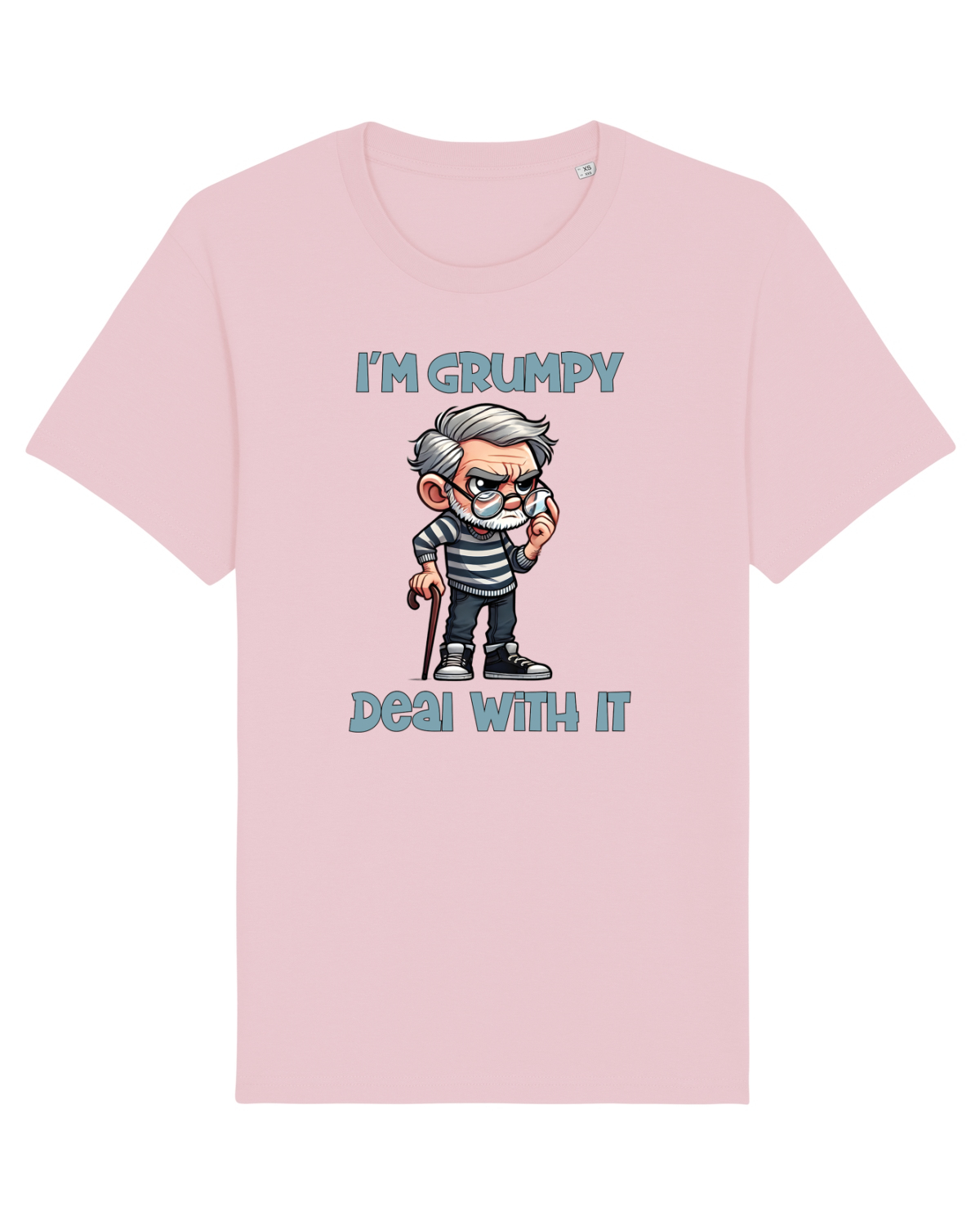 Tricou mânecă scurtă Unisex Rocker Cotton Pink