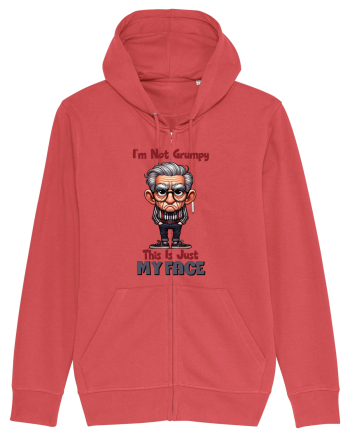 I'm Not Grumpy This Is Just My Face | Grandpa | Bunicul Tafnos Carmine Red