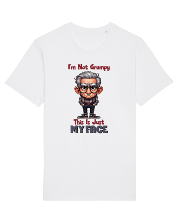 I'm Not Grumpy This Is Just My Face | Grandpa | Bunicul Tafnos White