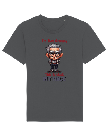I'm Not Grumpy This Is Just My Face | Grandpa | Bunicul Tafnos Anthracite