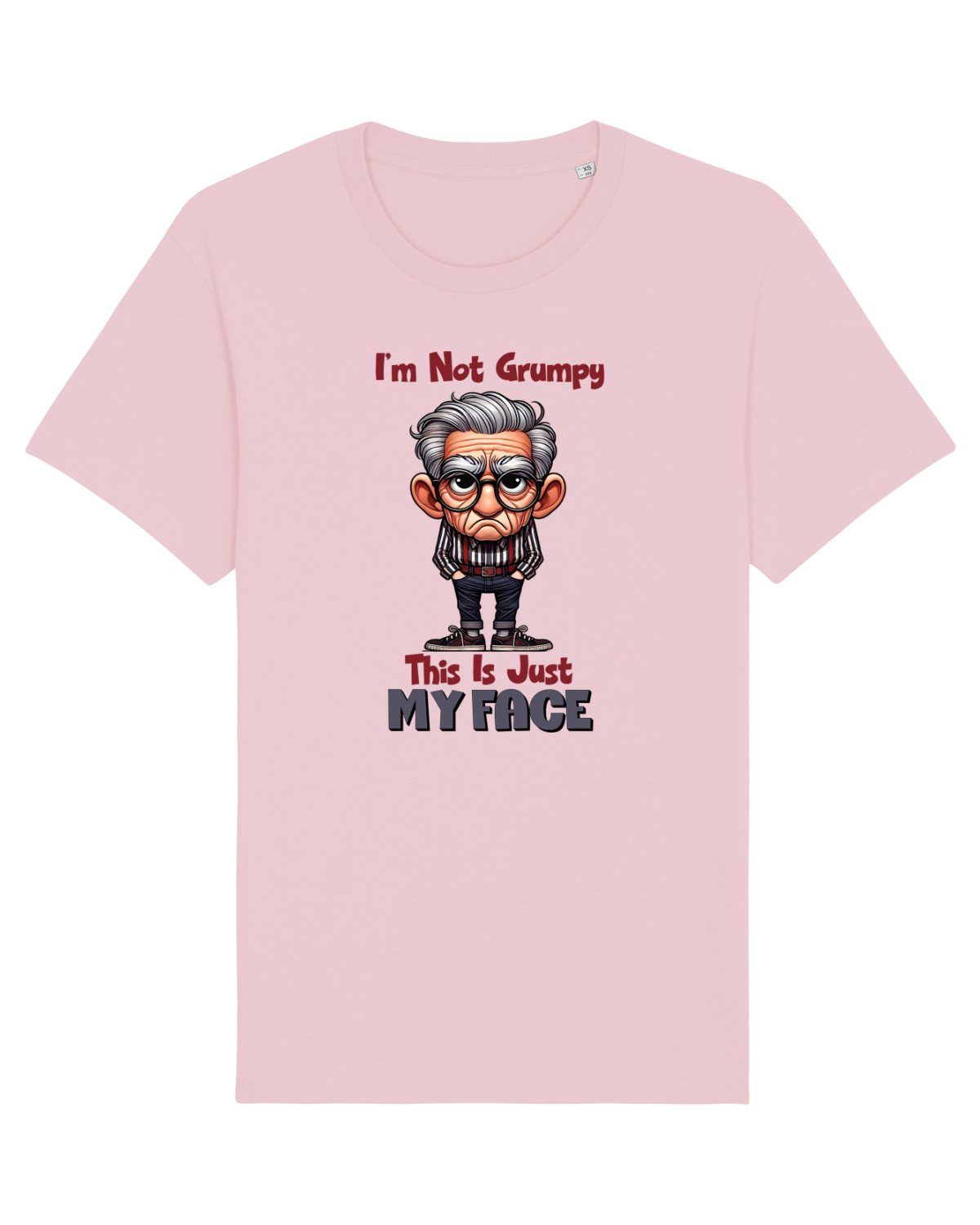 Tricou mânecă scurtă Unisex Rocker Cotton Pink