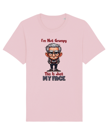 I'm Not Grumpy This Is Just My Face | Grandpa | Bunicul Tafnos Cotton Pink