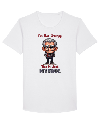 I'm Not Grumpy This Is Just My Face | Grandpa | Bunicul Tafnos White