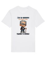 I'm So Grumpy I'm Not Ever Talking To Myself | Grandpa | Bunicul Tafnos Tricou mânecă scurtă Unisex Rocker