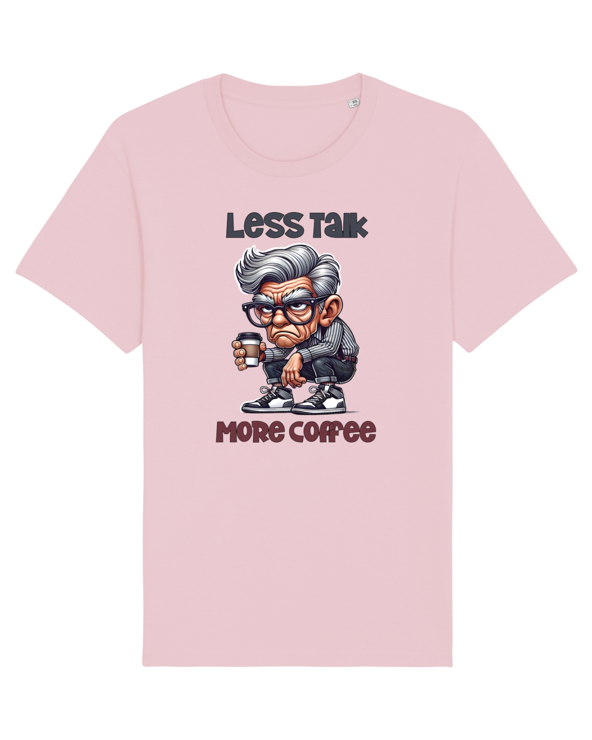 Tricou mânecă scurtă Unisex Rocker Cotton Pink