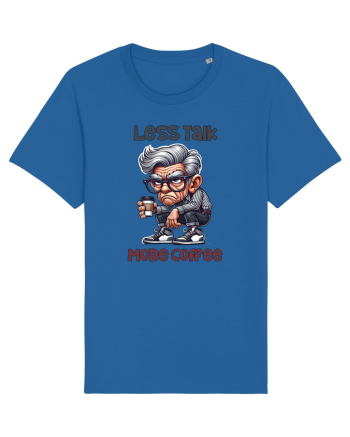 Less Talk More Coffee | Grandpa | Bunicul Tafnos Royal Blue