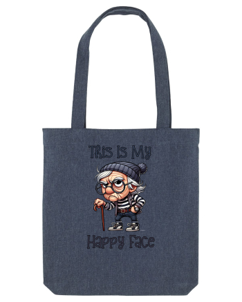 This Is My Happy Face | Grandpa | Bunicul Tafnos Midnight Blue