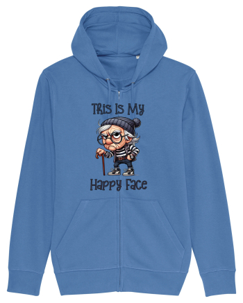 This Is My Happy Face | Grandpa | Bunicul Tafnos Bright Blue