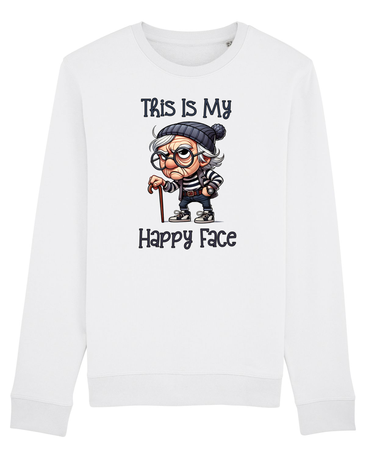Bluză mânecă lungă Unisex Rise White