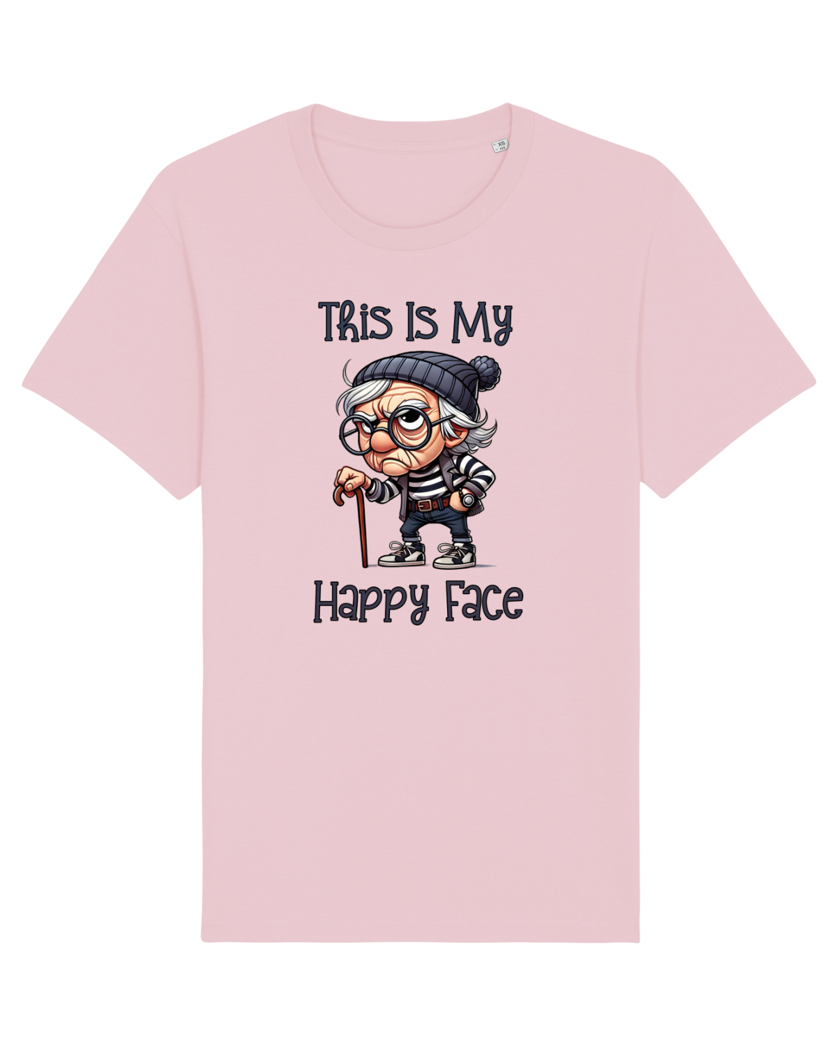 Tricou mânecă scurtă Unisex Rocker Cotton Pink