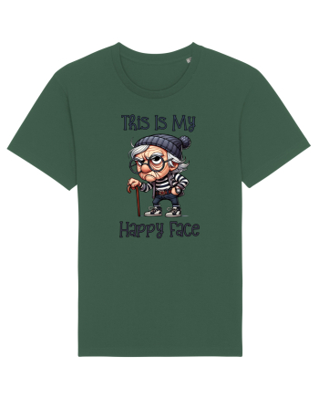 This Is My Happy Face | Grandpa | Bunicul Tafnos Bottle Green