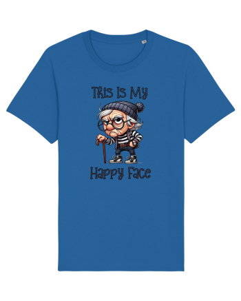 This Is My Happy Face | Grandpa | Bunicul Tafnos Royal Blue