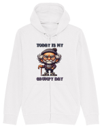 Today Is My Grumpy Day | Grandpa | Bunicul Tafnos Hanorac cu fermoar Unisex Connector