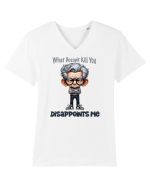 What Doesn't Kill You Disappoints Me | Grandpa | Bunicul Tafnos Tricou mânecă scurtă guler V Bărbat Presenter