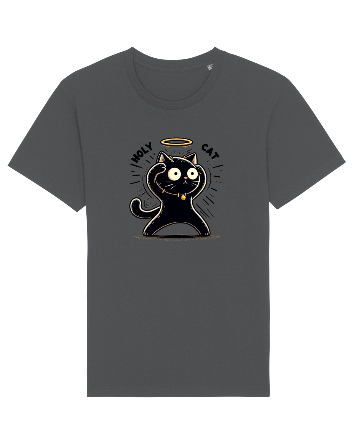 Tricou mânecă scurtă Unisex Rocker Anthracite