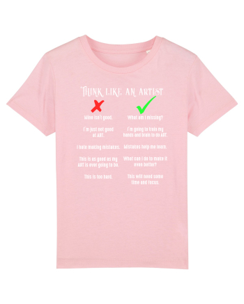 Think like an Artist Cotton Pink