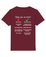Think like an Artist Tricou mânecă scurtă  Copii Mini Creator
