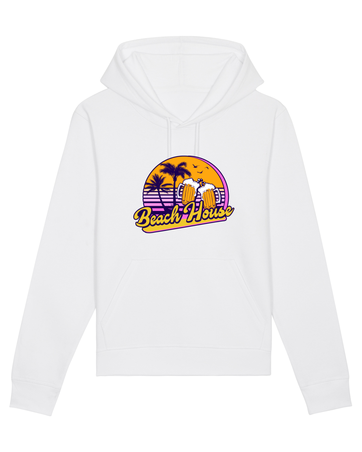Hanorac Unisex Drummer White