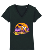 Beach House Tricou mânecă scurtă guler V Damă Evoker