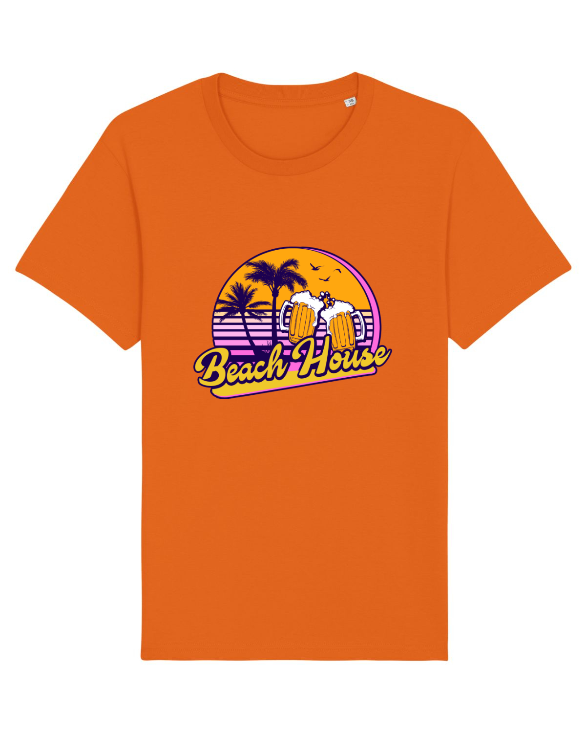 Tricou mânecă scurtă Unisex Rocker Bright Orange