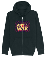 ANTI WAR - ANTI RAZBOI Hanorac cu fermoar Unisex Connector
