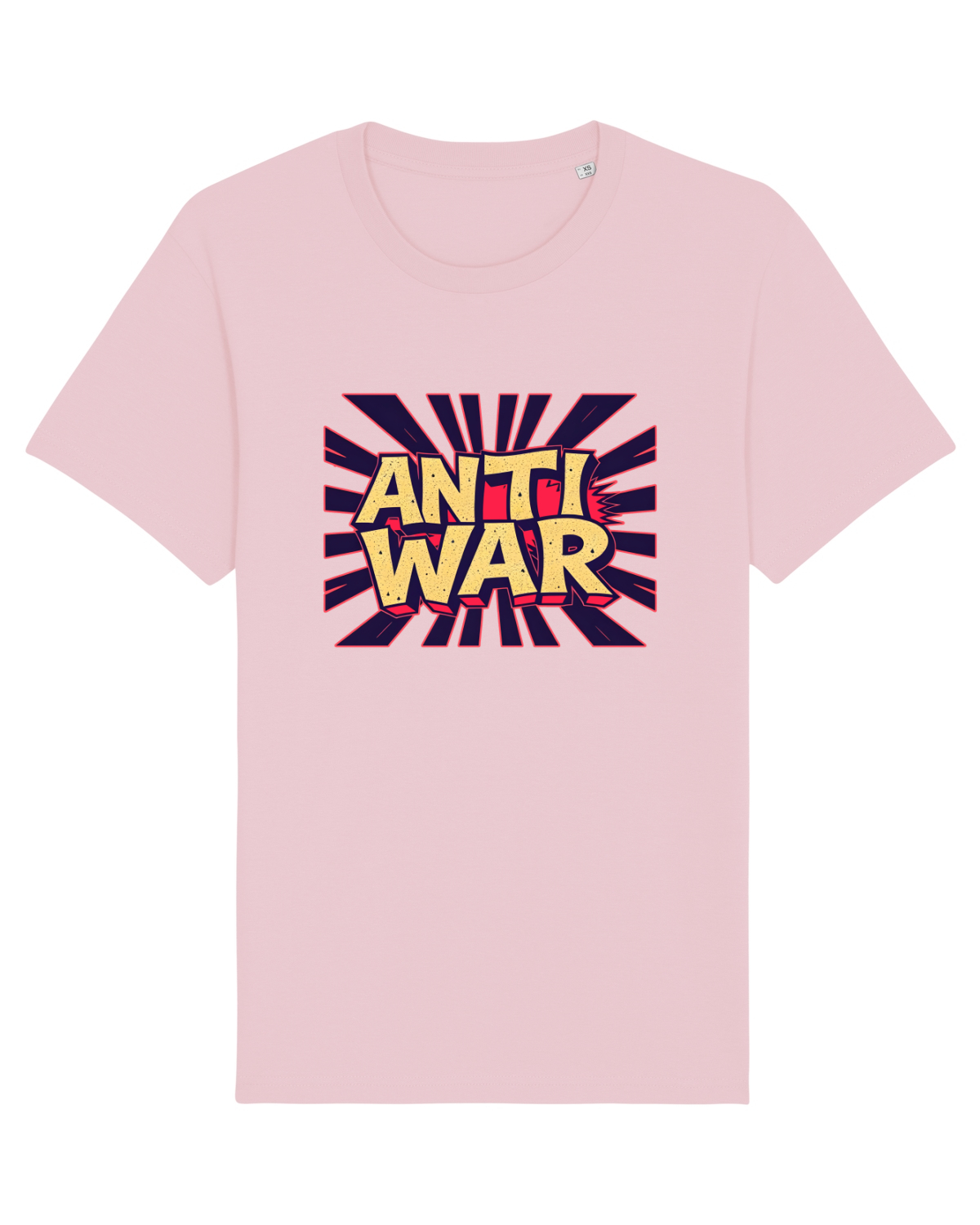 Tricou mânecă scurtă Unisex Rocker Cotton Pink