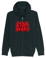 STOP ALL WARS - OPRITI TOATE RAZBOAIELE Hanorac cu fermoar Unisex Connector