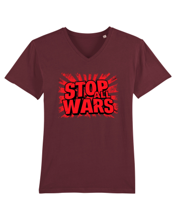STOP ALL WARS - OPRITI TOATE RAZBOAIELE Burgundy