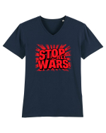 STOP ALL WARS - OPRITI TOATE RAZBOAIELE Tricou mânecă scurtă guler V Bărbat Presenter