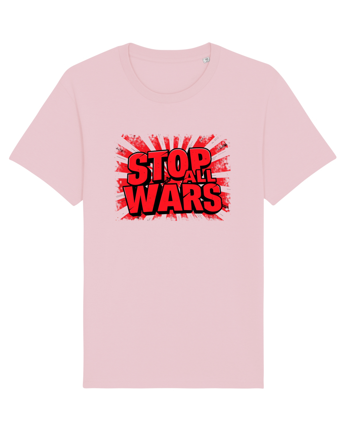 Tricou mânecă scurtă Unisex Rocker Cotton Pink